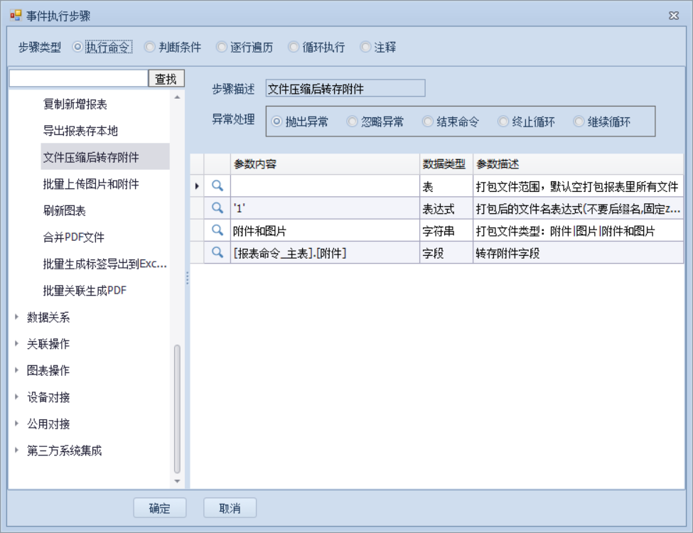 文件压缩后转存附件