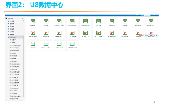慧表案例-与用友U8 的深度结合