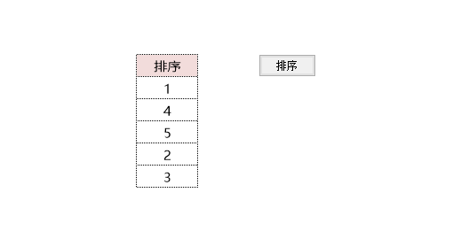 单元格排序