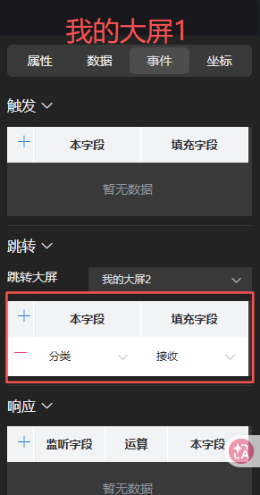 决策分析-大屏跳转和传参联动